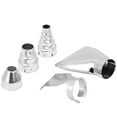 thumbnail image 4 of HIBIBUD 5pcs/set Stainless Steel Hot Air Gun Nozzles Heat Blower Accessories, 4 of 7