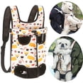 thumbnail image 4 of Methold Portador para perros, varios tamaños disponibles, hebillas ajustables, pecho frontal, mochila para mascotas, duradera Hábitats y jaulas para animales pequeños flamenco METRO, 4 of 6