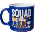 thumbnail image 3 of Silver Buffalo Peanuts Squad Featuring Sally, Linus, Charlie Brown, Lucy, Snoopy, and Woodstock Ceramic Camper Mug, 20 Ounces, 3 of 6