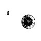thumbnail image 5 of Estatua De Gato Acrílica, Figura Decorativa De Resina, Adorno Coleccionable De Escritorio, Escultura De Animal, Reloj De Pared Redondo Sencillo Y Silencioso De Fácil Lectura Para Entrada,, 5 of 8