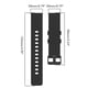 thumbnail image 5 of Correas de repuesto compatibles con Amazfit bip3 GTS 3 GTS 2e GTS 2mini GTS 2 pop pro pop BIP U GTR 42MM GTS BIP BIP lite bip 1S Correa de reloj de silicona, 5 of 5