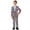 American Flag Grid, variant on Green Cow Print Boys Suit Outfit for Toddler Boy Wedding Guest Dress Clothes Kids Slim Fit Blazer Set Formal Wear, Set of 2, Size 6-7 Years