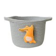 thumbnail image 1 of PENGXIANG Sundries Basket Multi-purpose Large Capacity Space-saving Cartoon Animals Hand Woven Cosmetics Organizer for Bedroom, 1 of 8