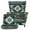 Green Geometric Aztec, variant on FOR U DESIGNS Green Geometric Aztec Print 2-Piece Wingback Chair Slipcover Washalbe Armchair Sofa Slipovers for Living Room Wear Resistant Furniture Protector for Wingback Chair