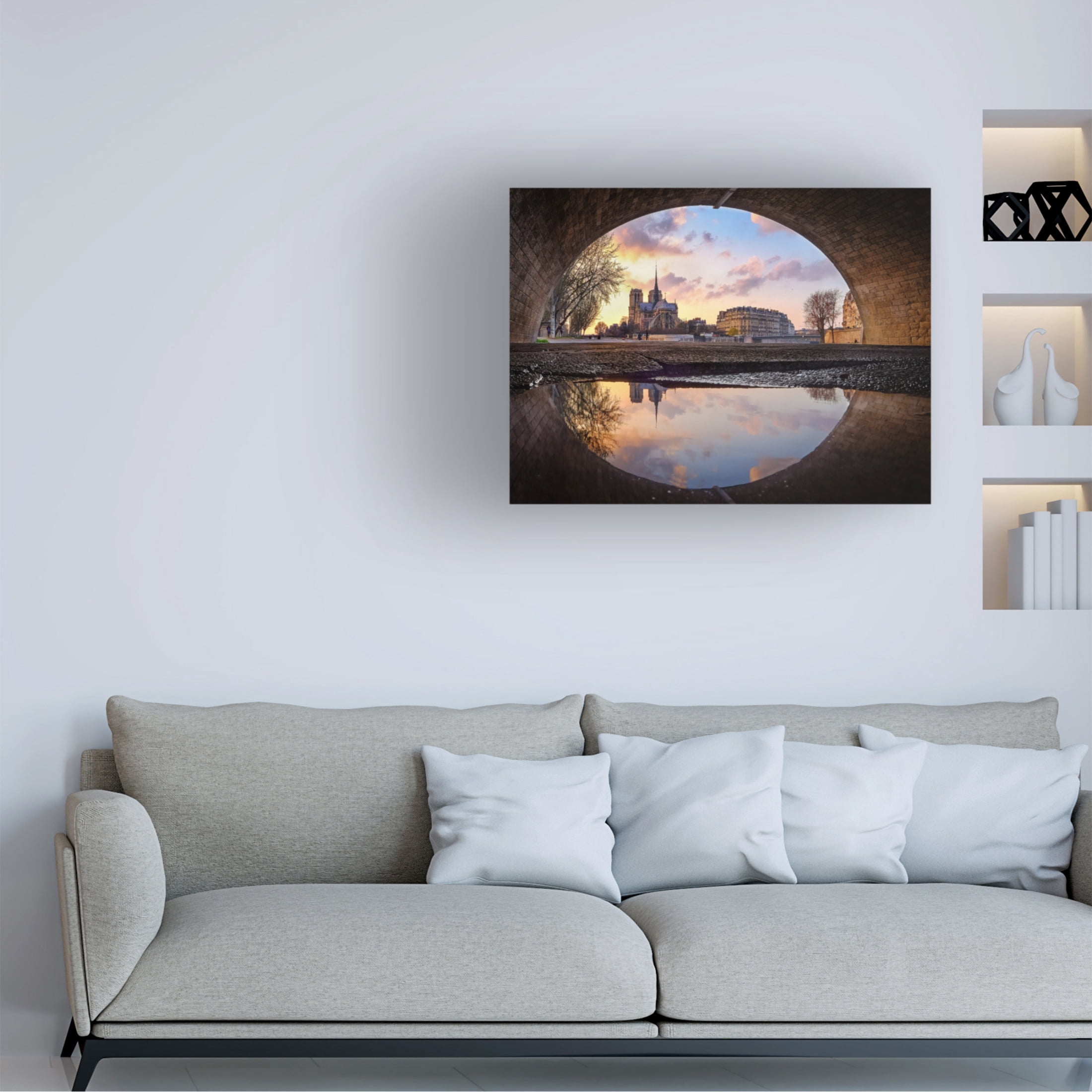 Canvas Wall Art - Charly Lataste 'The Eye' Wall Art for Living Room, Bedroom, or Office Décor by Trademark Fine Art - 19 x 14 Inches