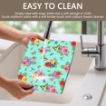 thumbnail image 4 of Placemat, Pioneer Flower Floral Print Pattern Place Mats Table Mat Set Of 2, PVC Washable Placemats for Party Kitchen Dining Decoration, 18x12 Inch, Fade Resistant, 4 of 6