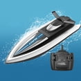 thumbnail image 1 of Lancha Rc 2.4G RC Ship Control Distancia 80m Velocidad máxima 20km/h para niños (Negro 1 batería), 1 of 7