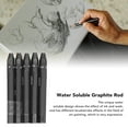 thumbnail image 4 of Graphite Crayons Stick, 5 Pcs Assorted Degrees Graphite Stick Water Soluble Sketching Crayon Art Drawing Stick Graphite Drawing Pencils for Sketch Shading Pencils, 4 of 9