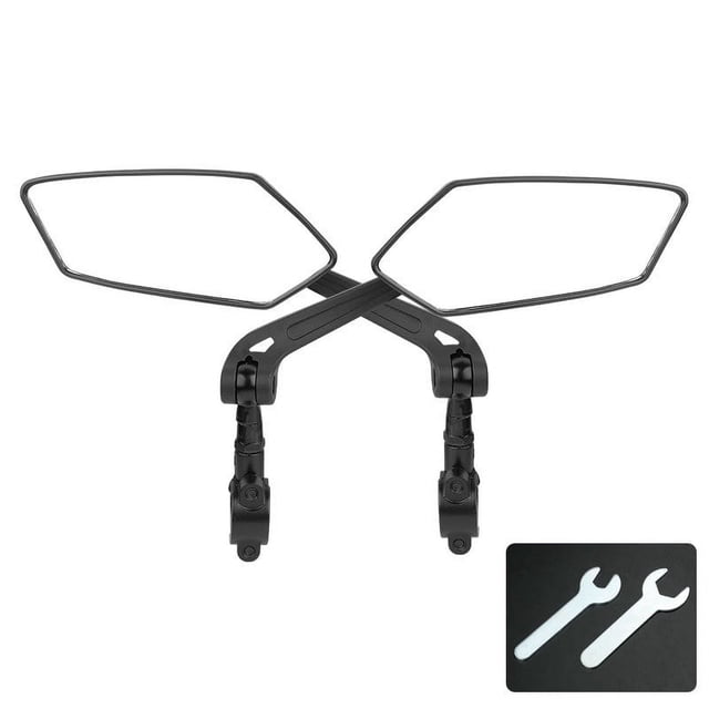 Espejo retrovisor de bicicleta, Espejo retrovisor de scooter eléctrico, Espejo retrovisor de bicicleta eléctrica universal de alta calidad ajustable 360°ATMUNG