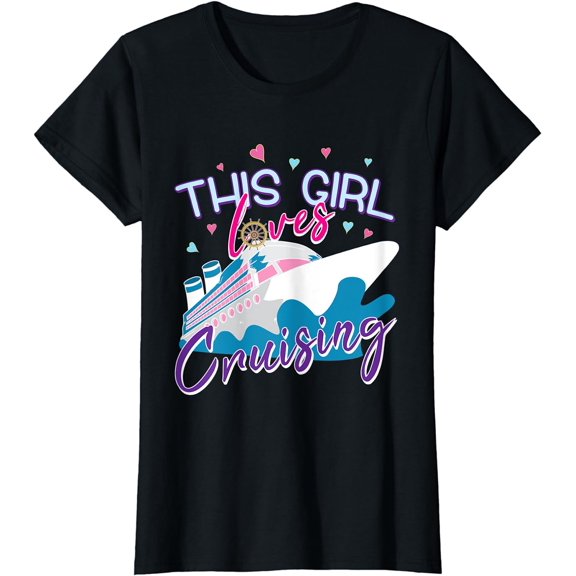 Girls Gone Cruising Cruise Ship Vacation T-Shirt