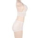 thumbnail image 5 of Conjunto de lencería de encaje de malla encantadora para mujer, sujetador floral, bragas, ropa interior, ropa de dormir, regalo, M Methold XX000207-02, 5 of 7