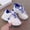 Blue, variant on Liyamei Stylish Boys Sneakers Breathable Athletic Shoes With Thick Sole Lace Up Dad Shoes Soft Footed Sneakers For Kids Size 10.5
