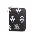 thumbnail image 2 of Clutch Coin Purse Trendy Ghost Pattern Short Wallet Halloween Design Card Purse, 2 of 5