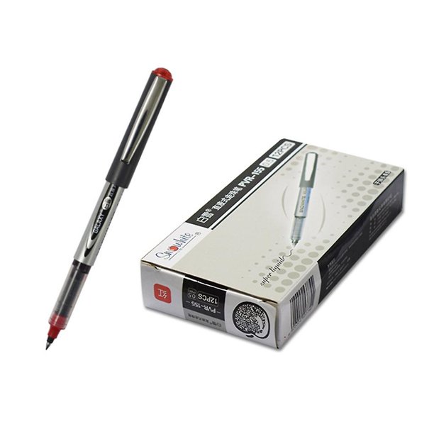 Bolígrafo escolar para firmar, bolígrafo de escritura Simple, bolígrafo de oficina para hombres y mujeres, 12 Uds.