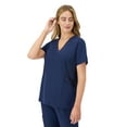 thumbnail image 3 of Hanes Womens Hanes Women's Scrubs V-Neck Scrub Top, Comfort Fit, Short Sleeve, Sizes S-3XL, 3 of 10
