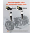 thumbnail image 3 of VEVOR Front Air Suspension Struts Shock Absorbers 2PCS for Jeep Grand Cherokee 2011-16, 3 of 9