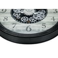 thumbnail image 5 of Clocks - 30" Round - Gear Mechanism - Large Oversized - Wall Clock - Brown, 5 of 5
