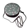 thumbnail image 4 of Lsque Hedgehogs and Flowers Pattern Shoulder Bag – Microfiber Leather Crossbody with Detachable Strap & Handle Ring, Waterproof & Durable, Elegant Everyday Carry, 4 of 5