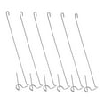 thumbnail image 6 of OATIPHO 6Pcs Plated Silver Air Plant Holder Hooks for Hanging Bromeliad and Artificial Flowers Display, 6 of 6
