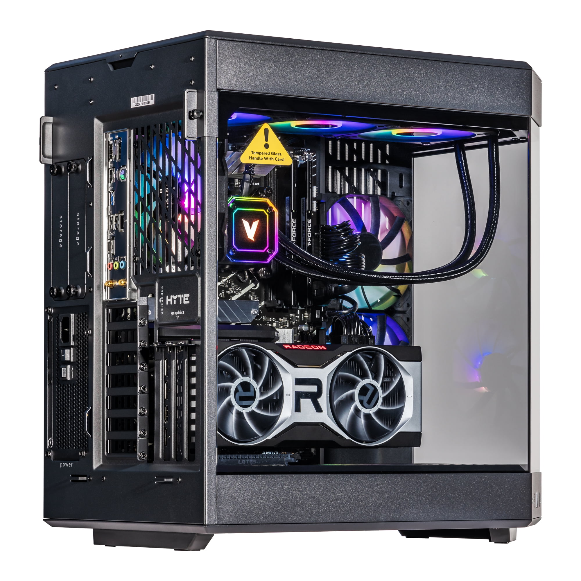 Velztorm Black Praetix Gaming Desktop PC (Intel i9-13900K upto 5.8GHz, Radeon RX 6900 XT 16GB, 32GB DDR5, 2TB PCIe SSD + 6TB HDD (3.5), 360mm AIO, RGB Fans, 1000W PSU, WiFi 6E, Win 10 Home) VELZ0085