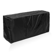 WILSLTAR Willstar Portable Heavy Duty Waterproof Garden Furniture Covers Outdoor Cushion Storage Bag Patio Furniture Dustproof-Black