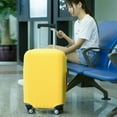 thumbnail image 3 of SWETRACE Travel Luggage Cover Yellow 1Pack Sized to Fit Suitcase High Elasticity, 3 of 7