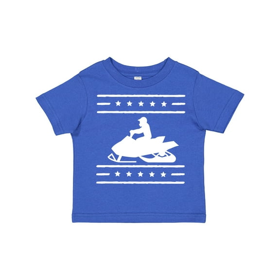 Inktastic Snowmobile Gift Silhouette Boys or Girls Toddler T-Shirt