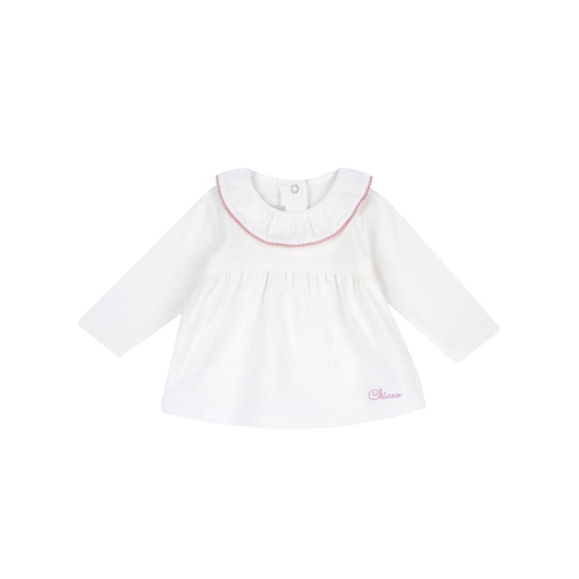 Chicco Blusa Manga Larga Cuello Redondo Blanco Varias Tallas blanco 68
