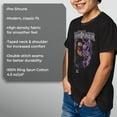 thumbnail image 6 of Boy's WWE Undertaker Purple Lightning Logo  Graphic Tee Black X Large, 6 of 10