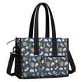 thumbnail image 2 of Teacher Tote Bag,Baseball Gear Pattern Teacher Utility Tote Bag,Large Work Tote Bags for Women with Multiple Pockets,Top Zipper Closure,13.8x10.6x6.7 Inch, 2 of 5