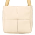 thumbnail image 3 of Bolso de mano de plumón para mujer, Bolso de axila de moda informal, Bolso de compras de almohada ligero, 3 of 8