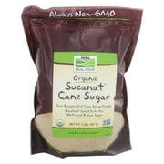 NOW Foods - Sucanat Granulated Cane Organic Non-GE - 2 lbs.