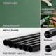 thumbnail image 4 of Cama para perros, grande, elevada, con refrigeración exterior, verde, 4 of 7