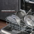 thumbnail image 3 of Lagostina Forte 3 Ply Clad 2-Pack Skillet Set (26cm/ 10 in and 30cm/ 12 in), 18/10 Stainless Steel Interior, Induction Ready, Dishwasher and Oven Safe., 3 of 9