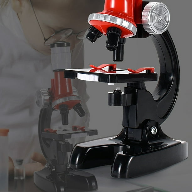 Microscope Pour Enfants, Microscope Pour Enfants éducatif Professionnel  100x 400x 1200x Robuste Pour Les Débutants Pour L'expérience Des Sciences  Biologiques Blanc 