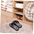 thumbnail image 4 of Acupressure Slippers Adjustable Straps Rubber Non Slip Sole Textured Bead Footbed for Indoor Outdoor Use, 4 of 9