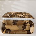 thumbnail image 5 of Manfei Rustic Camouflage Twin Comforter Sets, Countryside Camo Branches Bedding Set, Coyote Brown, Reversible, 2-Piece, 1 Comforter and 1 Pillowcase, 5 of 7