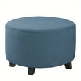 thumbnail image 1 of CNKOO 1pc Contemporary Round Ottoman Footstool Cover  Stretchable Polyester and Spandex Blend  Machine Washable  Non-Slip Grip  Elastic Band Closure  180-200gsm Weight - Small Size ZZZ, 1 of 7