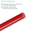 thumbnail image 5 of Uxcell 17mm ID x 20mm OD x 500mm Red Rigid Acrylic Pipe Round Tube, 5 of 5