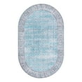 thumbnail image 3 of Unique Loom Timeless Collection Area Rug - Matthew (5' x 8' Oval Blue/Tan), 3 of 9