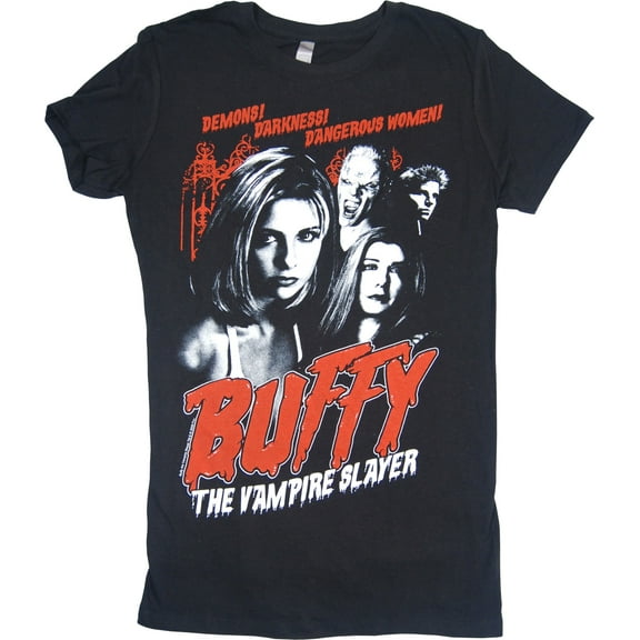 Buffy The Vampire Slayer Junior T-Shirt Cult Poster Officially Licensed