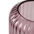 thumbnail image 5 of Better Homes & Gardens 9.8" Pink Ribbed Cylinder Glass Vase, 5 of 7