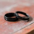 thumbnail image 4 of 2mm 4mm 6mm Tungsten Wedding Bands Ring for Women Men Rose Gold/Silver/Gold/Black Polished Slim Engagement Promise Rings Comfort Fit Size 4-13, 4 of 5
