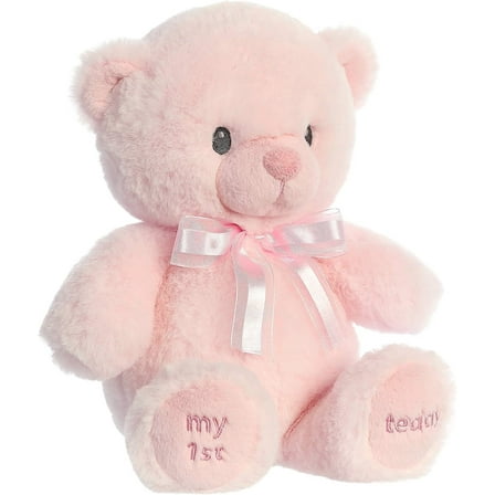 ebba - Medium My First Teddy - 9" Pink - Adorable Baby Stuffed Animal