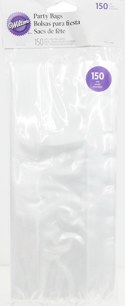 Wilton Clear Party Treat Bags 150 Count Wilton Clear Party Treat Bags 150 Count