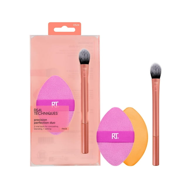 Set de brochas de maquillaje Real Techniques Precision Perfection Duo