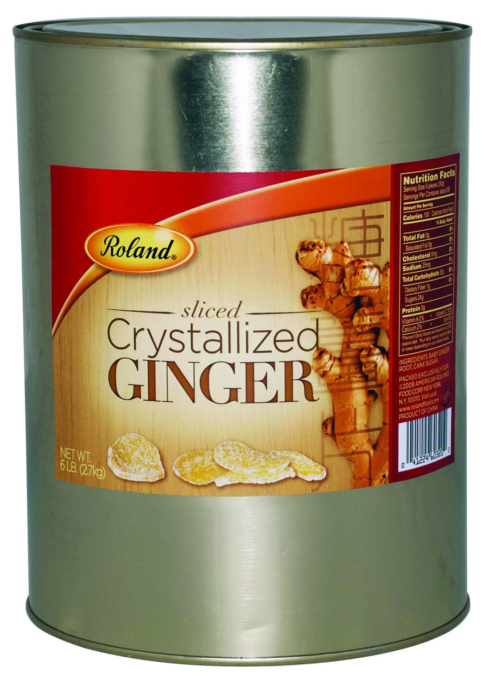 ROLAND SLICED CRYSTALLIZED GINGER - Walmart.com