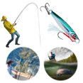 thumbnail image 3 of Cebo pesca lubina señuelo con plantilla metal curricán 17-60g doble gancho duro T (A), 3 of 9