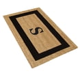 thumbnail image 4 of Nedia Home Monogrammed S Superscraper Single Picture Frame, 20" x 36", Black, 4 of 9