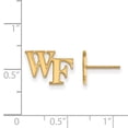 thumbnail image 2 of 10k Gold LogoArt Wake Forest University W-F Extra Small Post Earrings Q1Y061WFU, 2 of 4